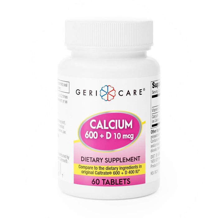 Geri - Care Joint Health Supplement, Calcium (600 mg) / Vitamin D (400 IU) - 748-06-GCP - LL Medico