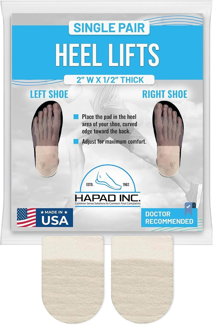 Hapad Heel Lifts, Single Pair - HP2-9-Pair - LL Medico
