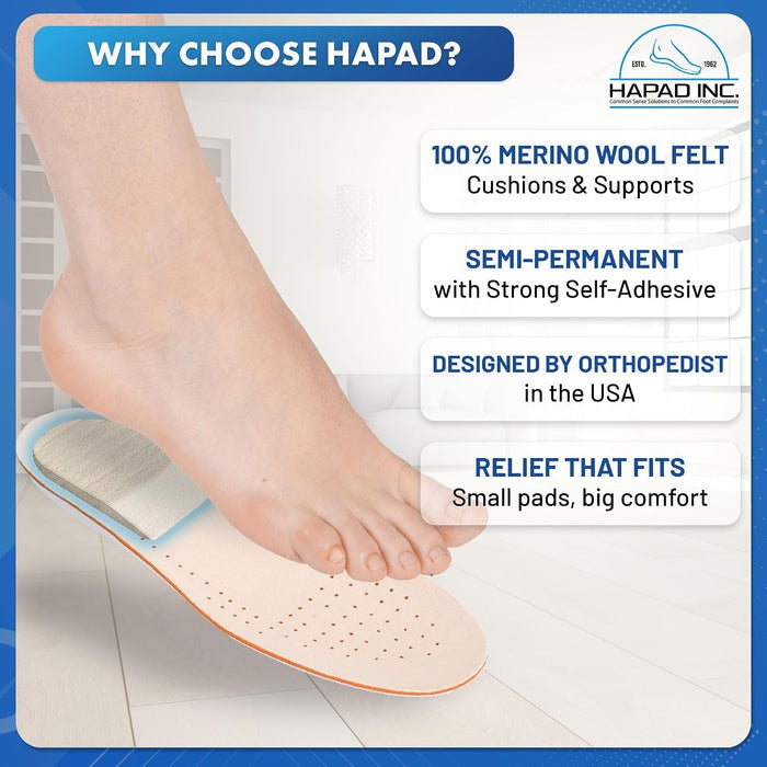 Hapad Heel Lifts, Single Pair - HP2-9-Pair - LL Medico