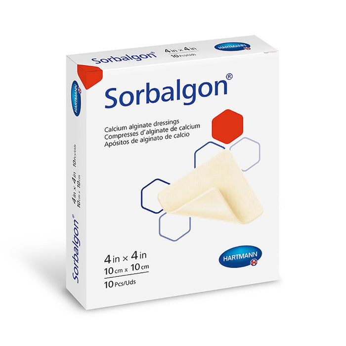 Hartmann Sorbalgon Calcium Alginate Dressing, Square — 2" x 2"