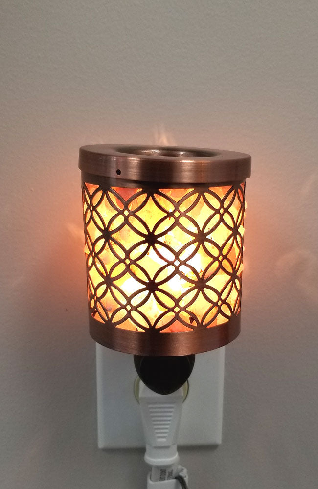 Himalayan Salt Night Light & Aroma Diffuser