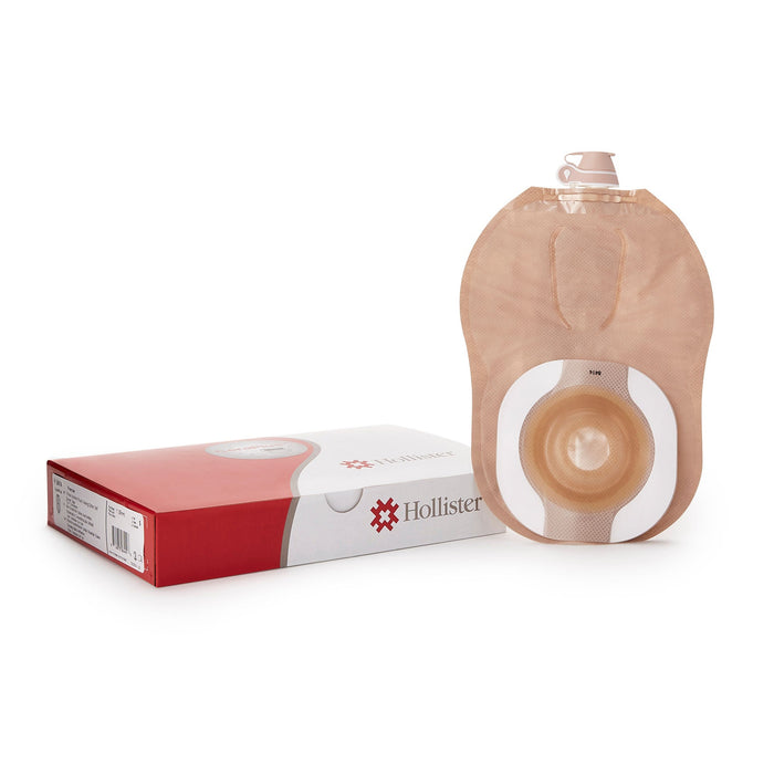 Hollister CeraPlus Soft Convex One-Piece Urostomy Pouch, Pre-Cut, Beige, 9" - 8414-Box - LL Medico