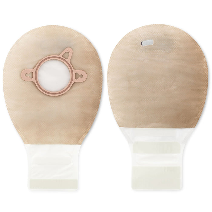 Hollister New Image Two-Piece Pouch, Drainable, Beige, 7-Inch, with Filter