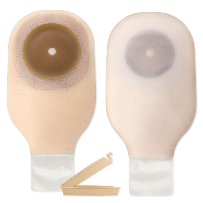 Hollister Premier Flextend One-Piece Colostomy Pouch, Convex, Cut-to-Fit, Transparent, 12", Box of 5 - 8628 - LL Medico