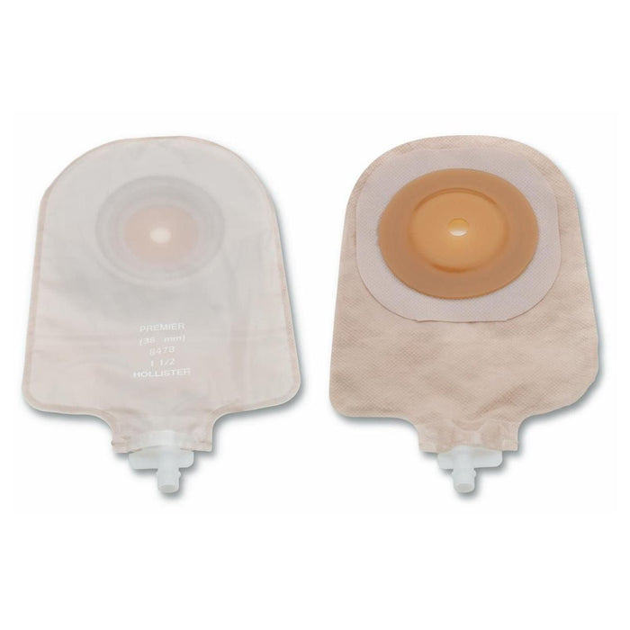 Hollister Premier One-Piece Urostomy Pouch, Convex, Cut-to-Fit, Transparent, 9-Inch