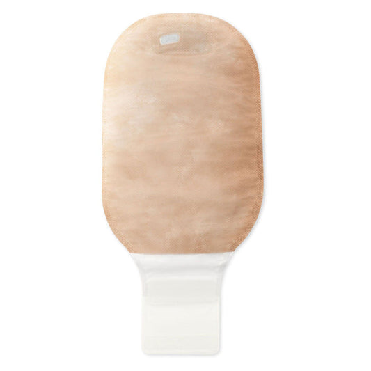 Hollister Premier Ostomy Pouch One-Piece Flat Drainable, Beige, Cut-to-Fit Up to 2 1/2" Stoma, 12" Length, Box of 10 - 8181 - LL Medico