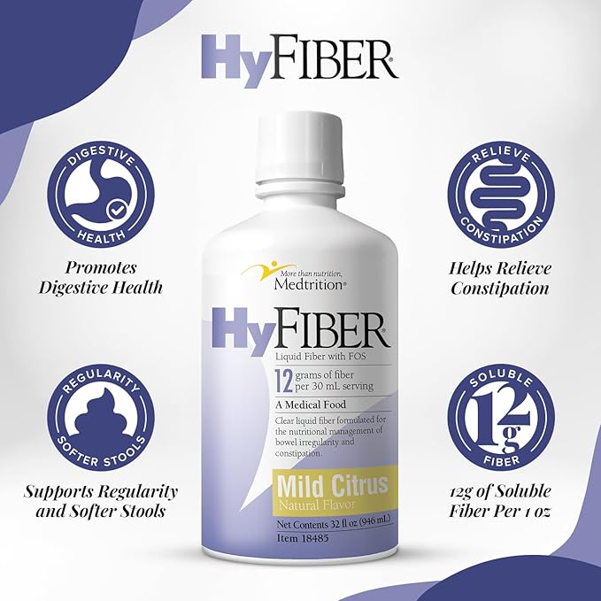 Medtrition HyFiber Liquid Fiber with FOS - 18485-Single - LL Medico