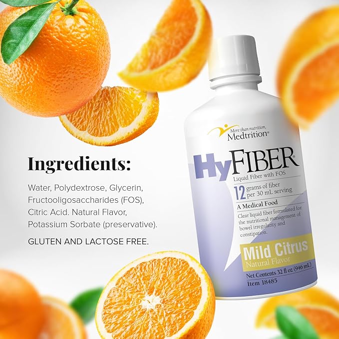 Medtrition HyFiber Liquid Fiber with FOS - 18485-Single - LL Medico