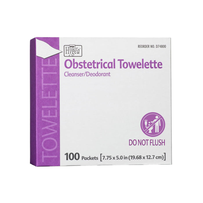 Hygea Obstetrical Towelette Cleanser/Deodorant, Scented