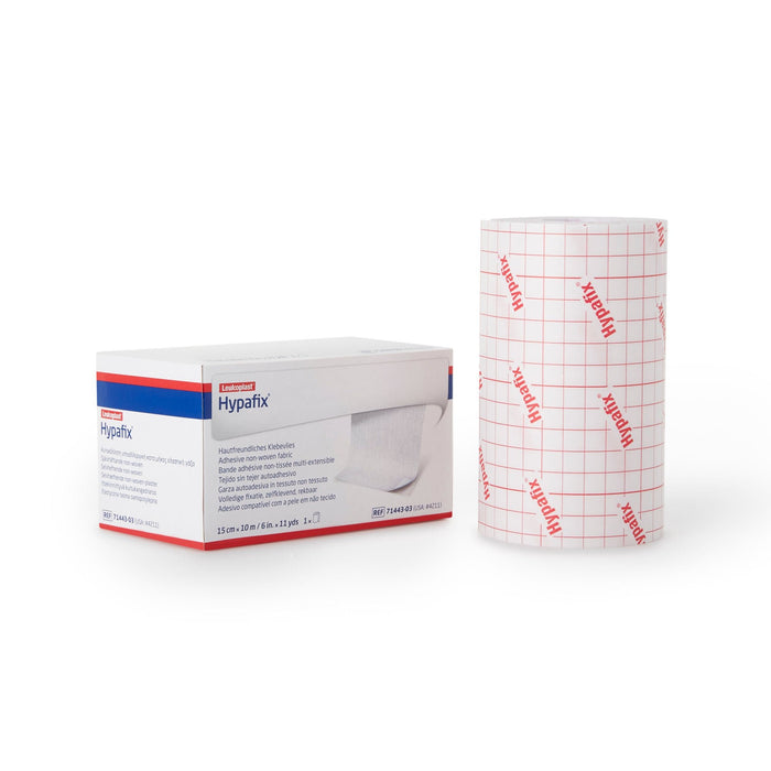 BSN Medical Hypafix Nonwoven Dressing Retention Tape, 6 Inch x 10 Yard, White
