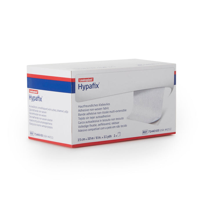 BSN Medical Hypafix Nonwoven Dressing Retention Tape, 6 Inch x 10 Yard, White