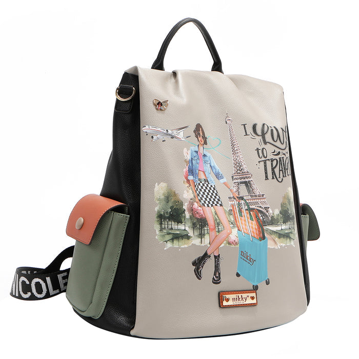 I LIVE TO TRAVEL BACKPACK