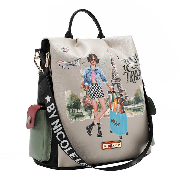 I LIVE TO TRAVEL BACKPACK
