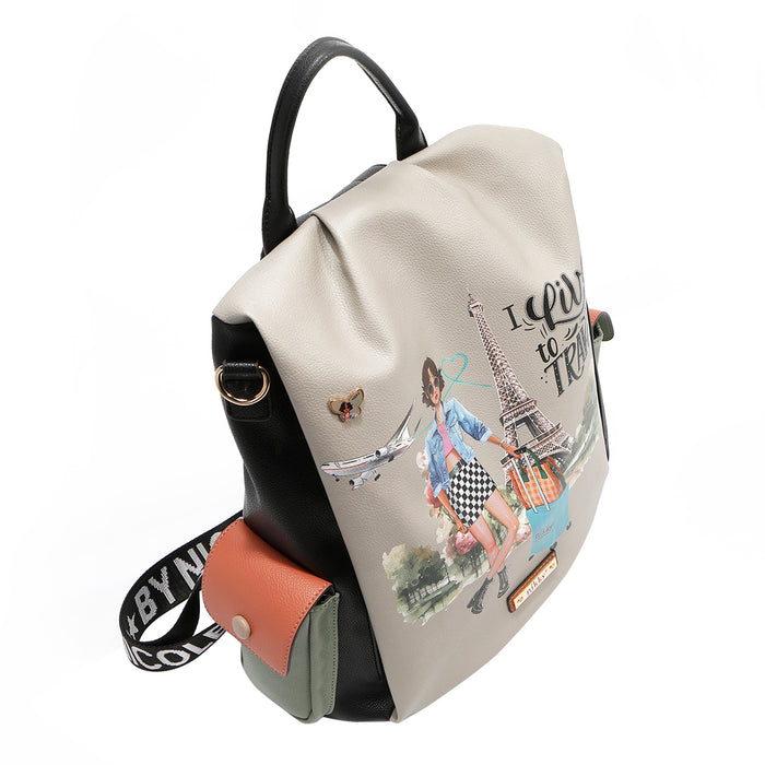 I LIVE TO TRAVEL BACKPACK