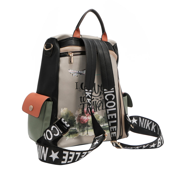 I LIVE TO TRAVEL BACKPACK