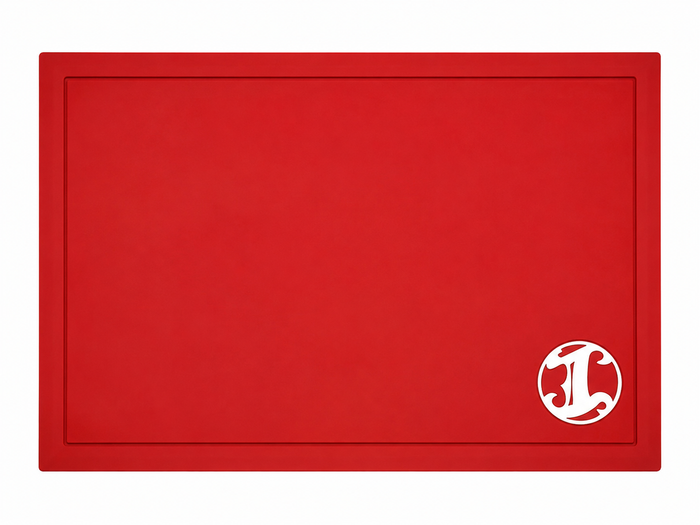 Irving Barber Company Tapered Barber Mat - Red