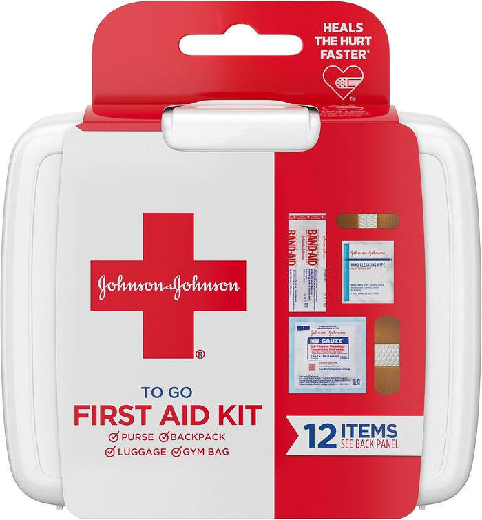 Johnson & Johnson Red Cross First Aid to Go Kit