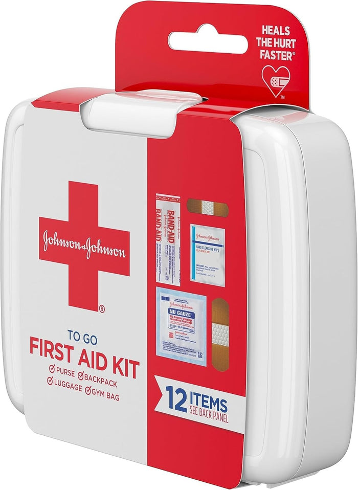 Johnson & Johnson Red Cross First Aid to Go Kit