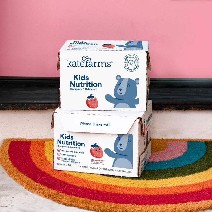 Kate Farms Kid's Nutrition Shake, Strawberry, Case/12 - 811112031246-Case - LL Medico