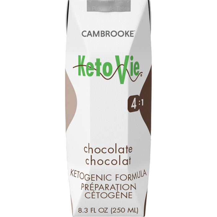 KetoVie 4:1 Ketogenic Oral Supplement, Chocolate, 8.5 oz - 50103-Single - LL Medico
