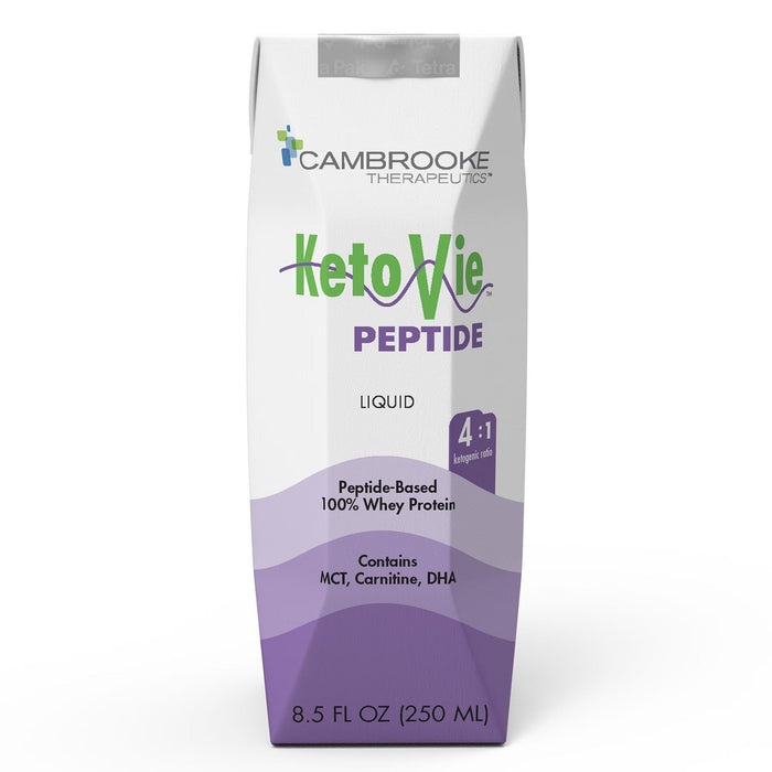 KetoVie Peptide 4:1 Oral Supplement, Unflavored Liquid, 8.5 oz - 50303-Single - LL Medico