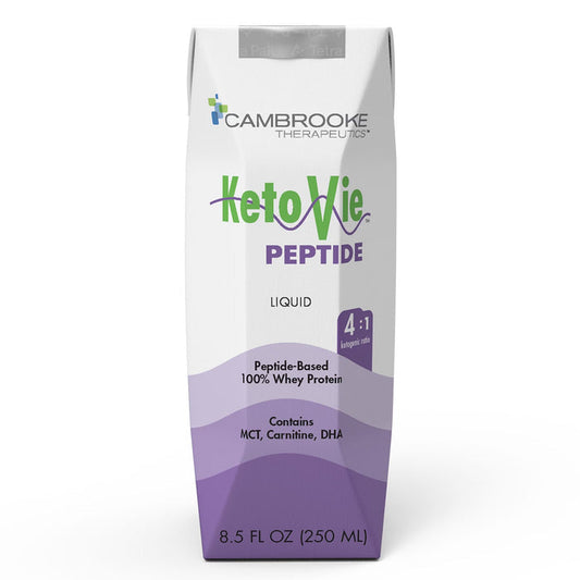 KetoVie Peptide 4:1 Oral Supplement, Unflavored Liquid, 8.5 oz - 50303-Single - LL Medico
