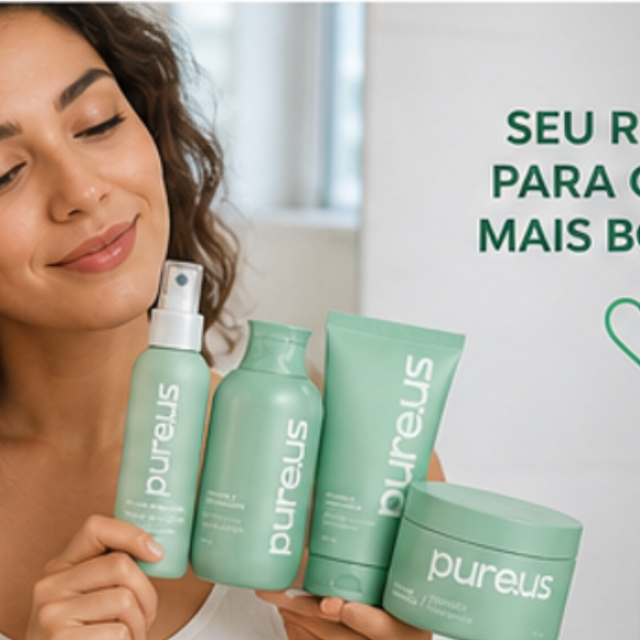 Kit Completo Cachos e Ondulados Pure Us 4 itens -  100ml
