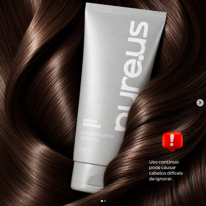 Kit Completo Capilar Brilho Extremo Anti Frizz Pure Us – 4 Itens