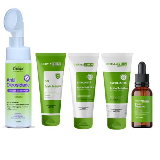 Kit Essencial Antiacne e Controle de Oleosidade