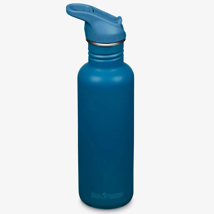 Klean Kanteen 27oz (800ml) Classic Drink Bottle w Flip Straw Sport Cap