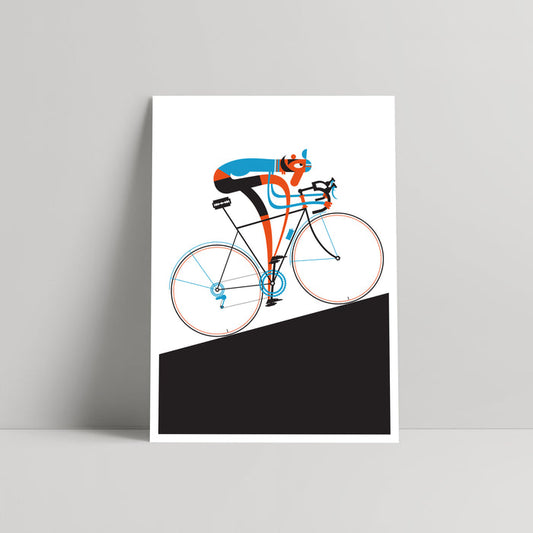 Le Grimpeur - Art print - Mick Marston - Rouleur
