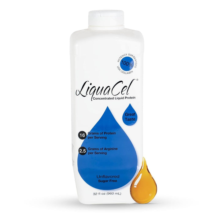 LiquaCel Concentrated Liquid Protein Supplement, Peach Mango, 32 oz - GH-87-Single - LL Medico