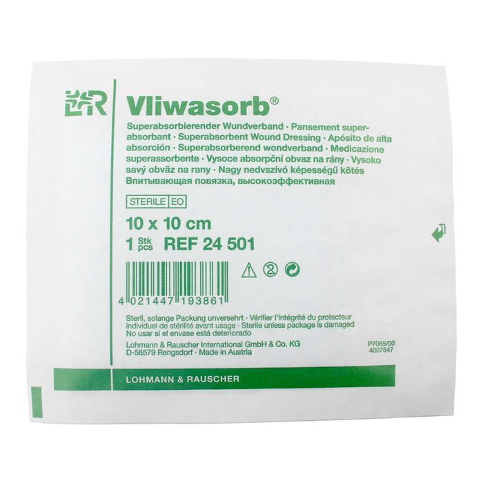 Lohmann & Rauscher Vliwasorb Super Absorbent Dressing, Square — 4" x 4"