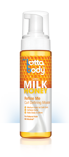 Lottabody Milk Honey Refine Me Curl Defining Mousse 7oz