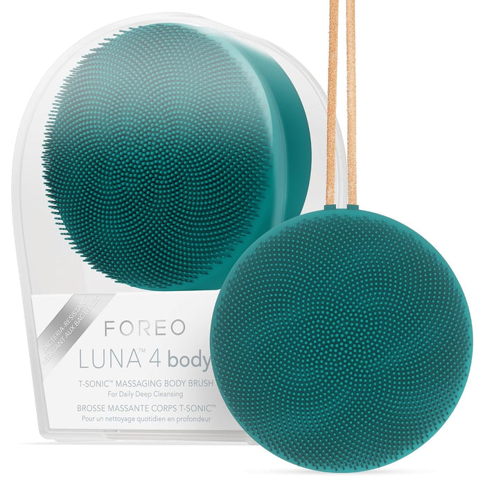 LUNA 4 body Massaging Body Brush, Evergreen