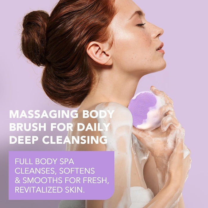 LUNA 4 body Massaging Body Brush, Lavender