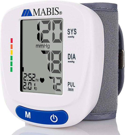 Mabis Digital Wrist Blood Pressure Monitor, Adult Cuff - 04-615-001-Single - LL Medico