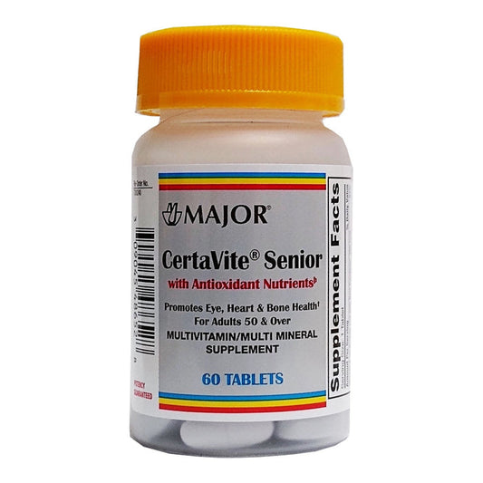 Major CertaVite Senior Multivitamin Supplement, 60 tablets - 00904548652 - LL Medico