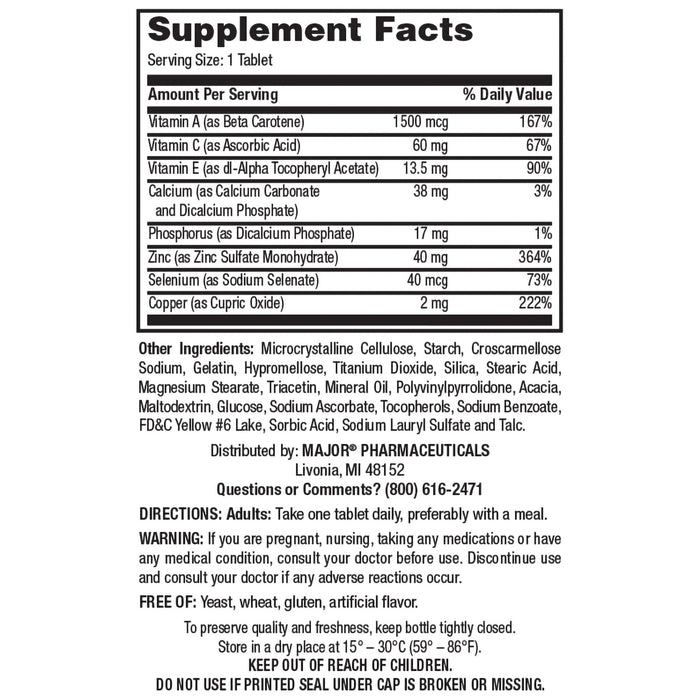 Major Prosight Omega - 3 Fish Oil Supplement, 60 tablets - 00904773552 - LL Medico