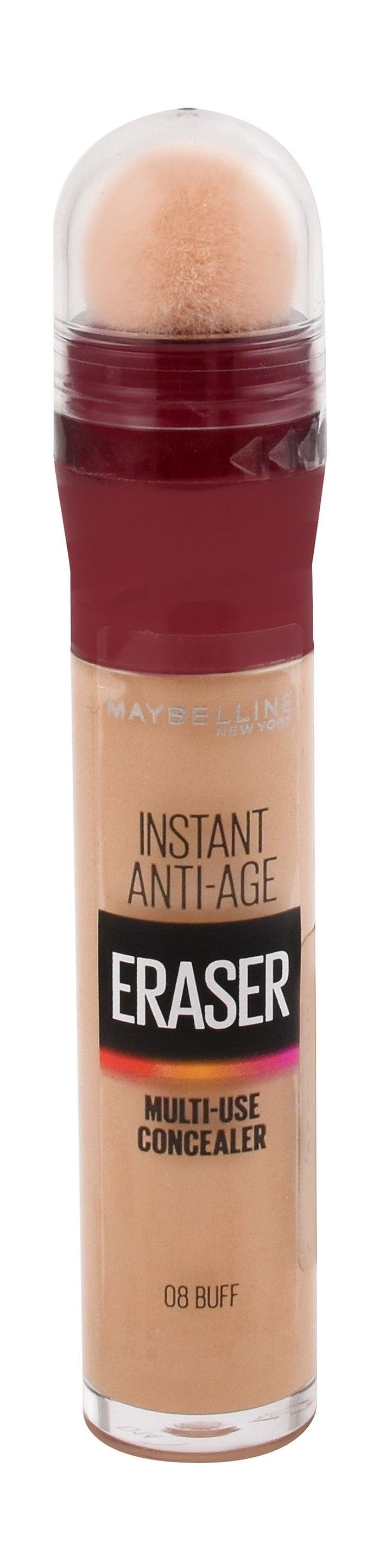 Maybelline Eraser Instant Anti-Aging Multi-Use Concealer with Sponge Buff 08, 6.8ml - Makkah Pharmacy
