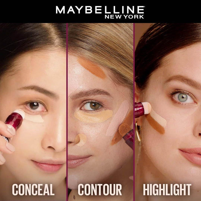 Maybelline Eraser Instant Anti-Aging Multi-Use Concealer with Sponge Buff 08, 6.8ml - Makkah Pharmacy