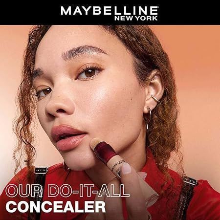 Maybelline Eraser Instant Anti-Aging Multi-Use Concealer with Sponge Buff 08, 6.8ml - Makkah Pharmacy
