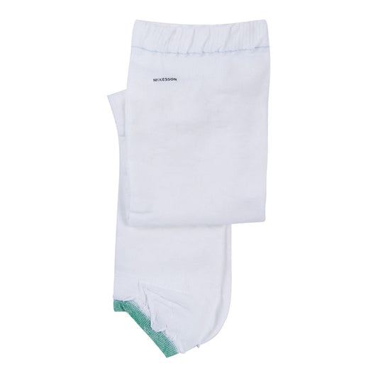 McKesson Anti-Embolism Stocking, Knee High, Inspection Toe, White - 84-11M-Pair - LL Medico