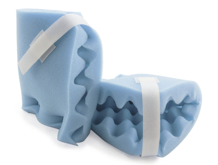 McKesson Decubitus Care Heel Protector Pads, Foam, Blue, Pair - 136-28656-Pair - LL Medico