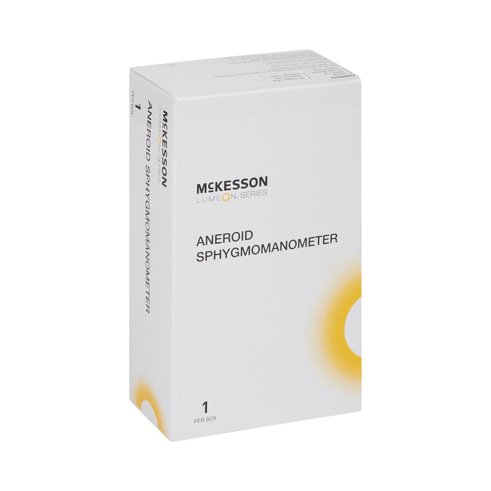 McKesson Deluxe Pocket Aneroid Sphygmomanometer, Large Adult Cuff - 720-12XORMM-Single - LL Medico