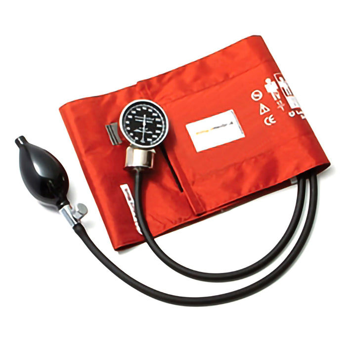 McKesson Deluxe Pocket Aneroid Sphygmomanometer, Large Adult Cuff - 720-12XORMM-Single - LL Medico