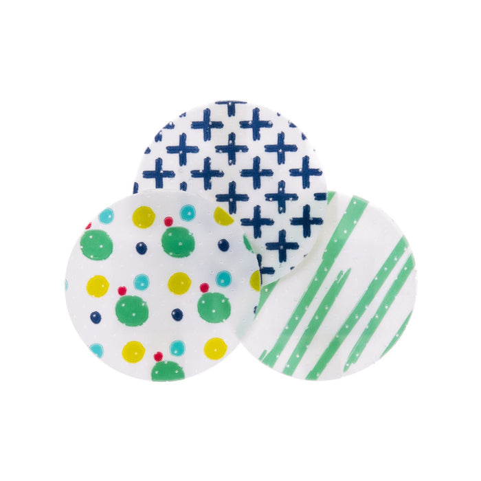 McKesson Kids Round Kid Design (Assorted Prints) Adhesive Spot Bandage, 1 Inch