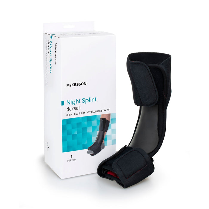 McKesson Night Splint Dorsal, Open Heel, Contact Closure Straps - 155-14040S-M-Single - LL Medico