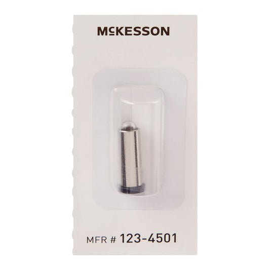 McKesson Ophthalmoscope Replacement Bulb, Halogen, 3.5 Volt, 2.5 Watt, Fits 03000 Series - 123-4501-Single - LL Medico