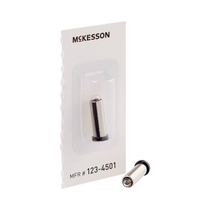 McKesson Ophthalmoscope Replacement Bulb, Halogen, 3.5 Volt, 2.5 Watt, Fits 03000 Series - 123-4501-Single - LL Medico